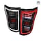Spec-D Tuning Ford F150 Tail Lights- All Black Housing With Clear Lens 18-20 LT-F15018JMLED-TM - alternate 1